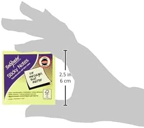 Snopake 76 x 76 mm Neon Assorted Sticky Notes [Cube of 450 Sheets] 11702