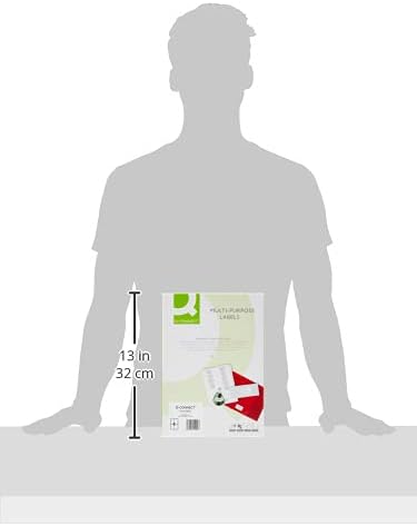 Q-Connect 4 Label/A4 Sheet KF01004, 105 x 148 mm - White, Pack of 100