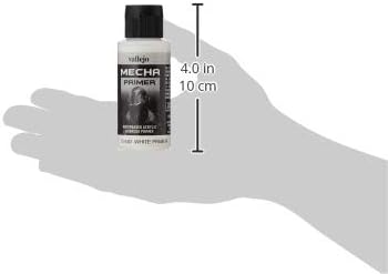 Vallejo Mecha Color Acrylic Airbrush Paint - White Primer (60 ml)