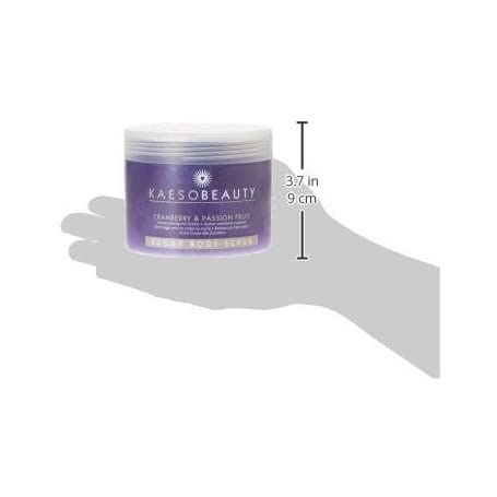 Kaeso Exfoliating Body Scrub - Cranberry & Passion Fruit Sugar | 450ml | Smoothening & Nourishing 4