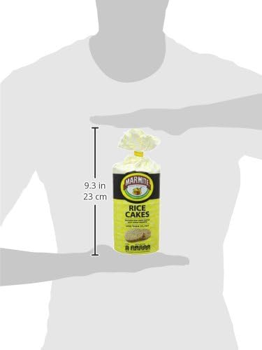 Kallo Marmite Rice Cakes, 6 x 110g - Vegetarian B Vitamin-Rich Snack