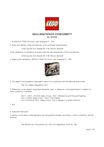 LEGO Star Wars Plo Koons Jedi Starfighter Microfighter – Bauset für Kinder ab 6 Jahren 8