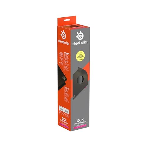 SteelSeries QcK L Performance Speed Gaming Mousepad - 49x42 cm, Extra-Dense 3.5mm Base, Black 10
