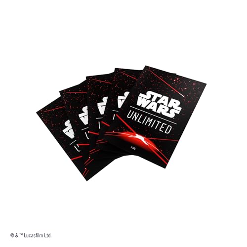 Gamegenic Star Wars Unlimited Double Sleeving Pack - Space Red Trading Card Accessories (GGS15036ML)