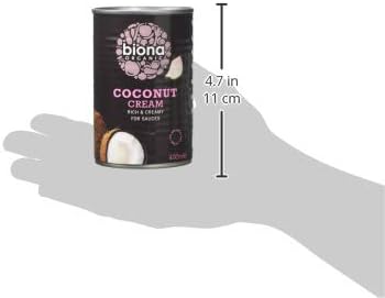 Biona Organic Coconut Cream, 400ml – Rich & Creamy Dairy-Free Alternative