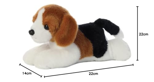 Aurora Mini Flopsies Homer Beagle - Soft Plush Toy for Babies & Toddlers 7
