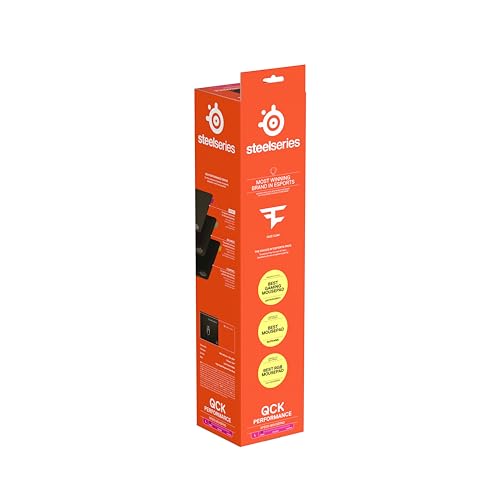 SteelSeries QcK L Performance Speed Gaming Mousepad - 49x42 cm, Extra-Dense 3.5mm Base, Black 11