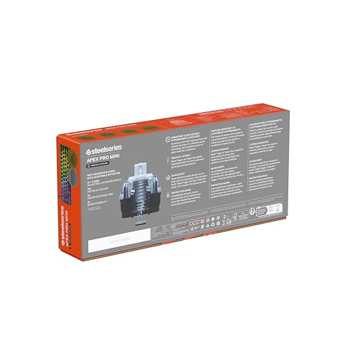 SteelSeries Apex Pro Mini Gen 3 - 60% Gaming Keyboard - OmniPoint 3.0 Hall Effect Switches - English QWERTY 19