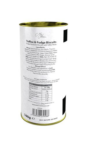 Meg Hawkins The Donkey Toffee & Fudge Biscuits - Chewy Luxurious Treats in Gift Drum, 160g 3