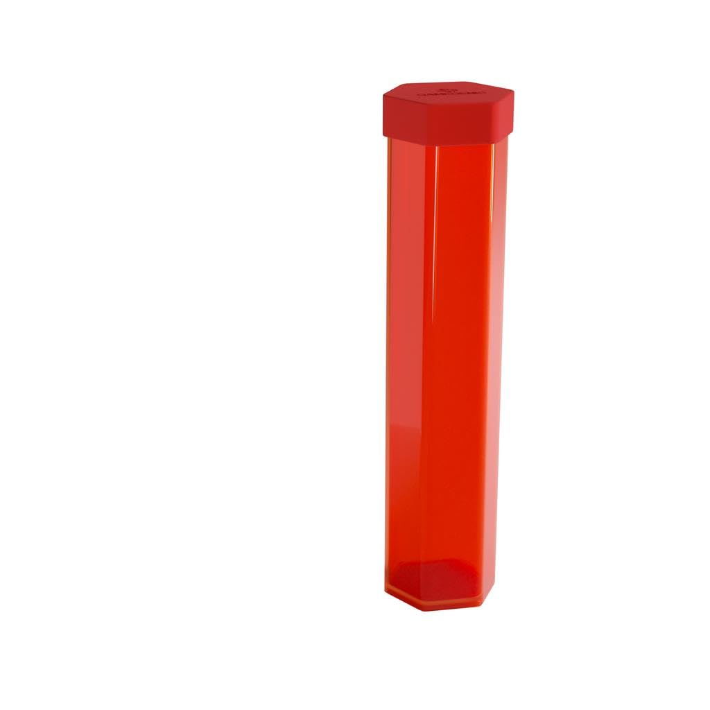 Gamegenic Playmat Tube - Secure Storage for Stitched/Unstitched Mats | Red | Non-PVC