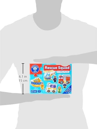 Orchard Toys Rescue Squad Jigsaw Puzzle - 6 Vehicle Puzzles with Character Pieces 2
