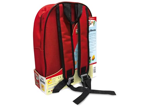 Liscianigiochi Bing Backpack Construction Set for Kids, Red 7