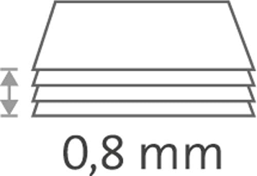 Dahle 502 Guillotine Paper Cutter (Cutting Performance up to 8 Sheets / DIN A4) Blue 4
