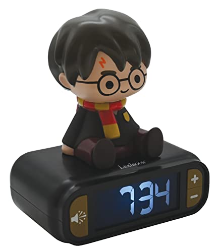 LEXIBOOK Harry Potter Digital Alarm Clock with Night Light and Snooze Function