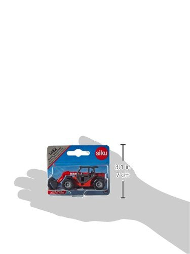 SIKU Manitou MLT840 Telehandler - Movable Loading Arm | Metal/Plastic Construction | Red 2
