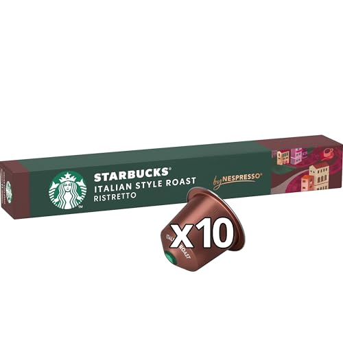 STARBUCKS Italian Style Roast by Nespresso, Dark Roast, 100% Arabica Coffee Capsules, 6-Pack 5