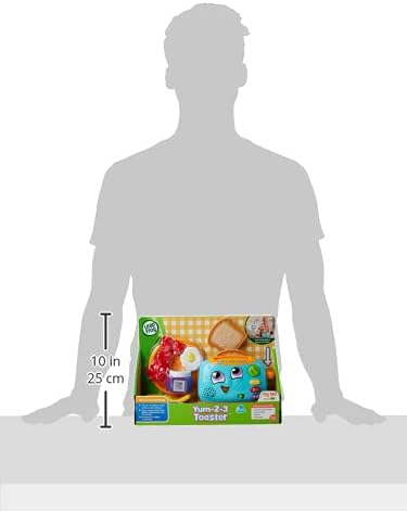 LeapFrog Yum-2-3 Toaster - Interactive Learning Toy for Toddlers 12 Months+