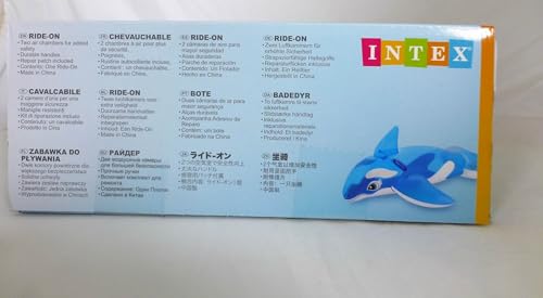 Intex Little Whale Ride-On - 60-Inch Inflatable Pool Toy for Kids 3+ 14