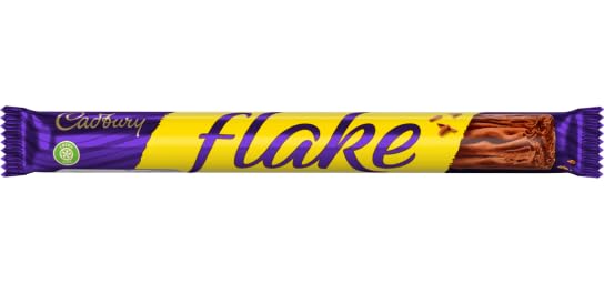 Cadbury - Flake Chocolate Bar The Crumbliest Flakiest Milk Chocolate 4 x 25.5g 8