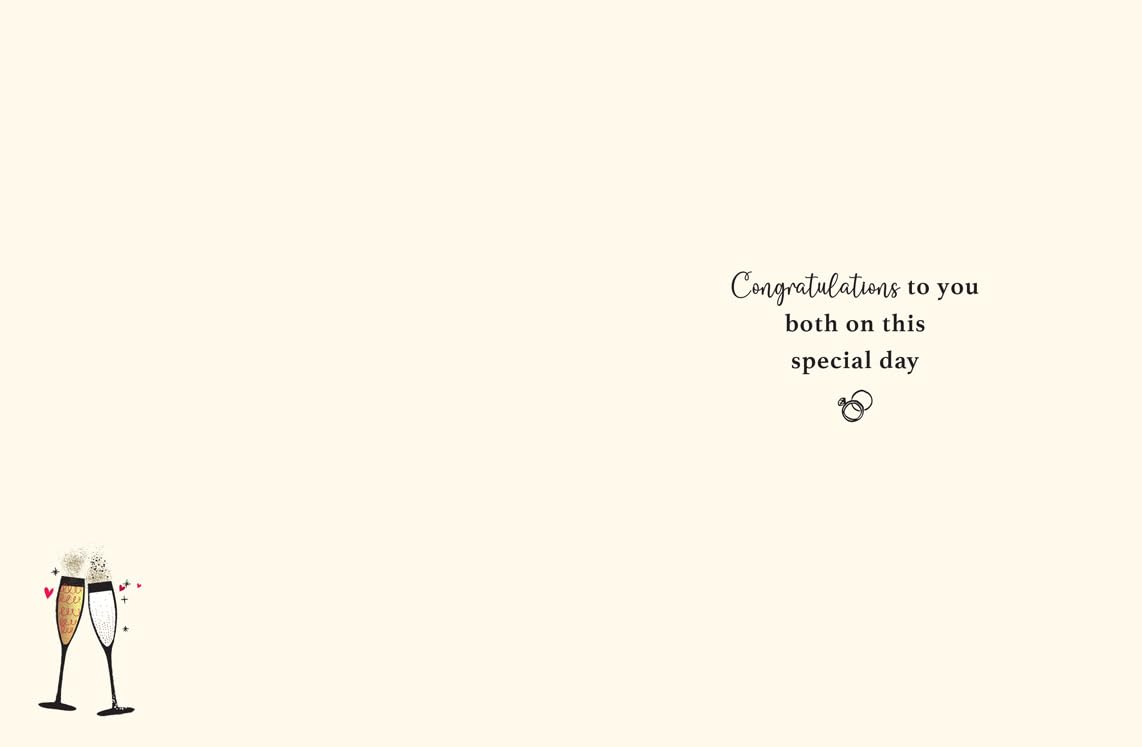 Piccadilly Greetings Renewal of Vows Wedding Card | 8 x 6 Inch | Metallic Finish 2