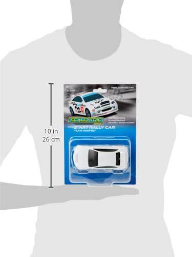 Scalextric Start Rally Car – Team Modified Slot Car | 1:32 Scale | Super Resistant