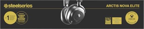 SteelSeries Arctis Nova Elite - Hi-Res Wireless Gaming Headset with ANC, Carbon Fiber Drivers & Swappable Batteries 18