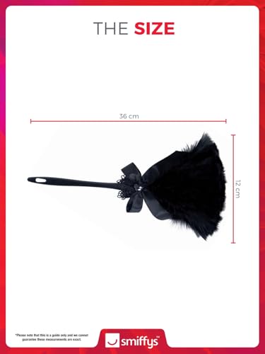 Smiffys Gothic Feather Duster nero