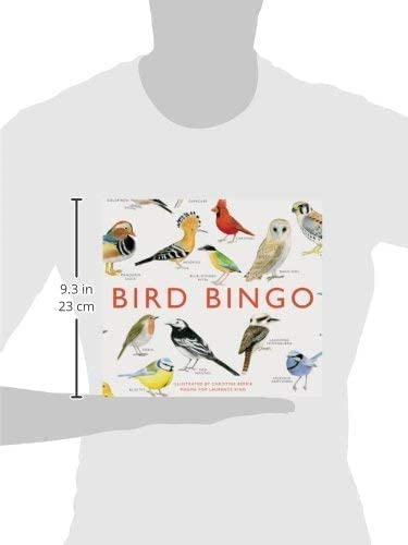 Laurence King Bird Bingo - Educational Game for Children/Juvenile | Multicolor | Cardstock
