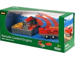 BRIO Remote Control Train Engine - Interactive Toy for Kids Age 3+ (33213)