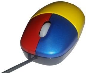 Wishtrac Kids Mini Optical Mouse - Colour-Coded, USB, 800dpi (MA)