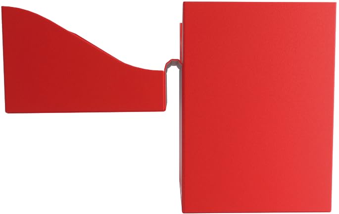 Gamegenic 100-Card Deck Holder - Red Double-Sleeved TCG Storage with Cobra Neck Closure 7
