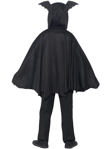 Smiffys Bat Cape - Black Dress Up Costume Accessory for Kids 10