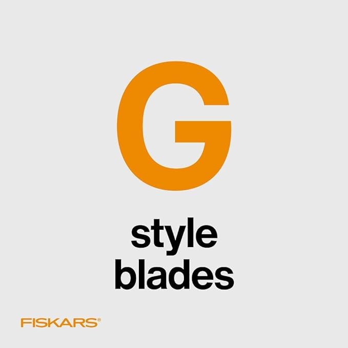 Fiskars Spare Trimmer Blades - Straight Cutting, 2 Pieces | Stainless Steel | Orange 6