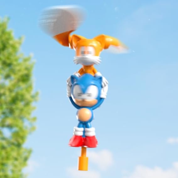 Flying Heroes Sonic and Tails - Action Figure Playset for Kids 4+
