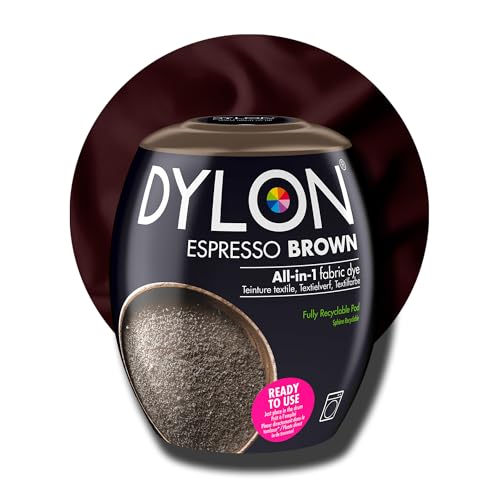 Dylon Washing Machine Fabric Dye Pod - Espresso Brown, 350g