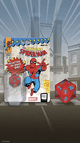 USAopoly Marvel Spider-Man Oversized 20-Sided Die (TOP-AC009)