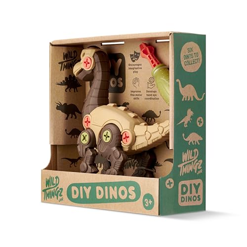 Wild Thingz DIY Dino Brachiosaurus Build & Take Apart Model Kit 3