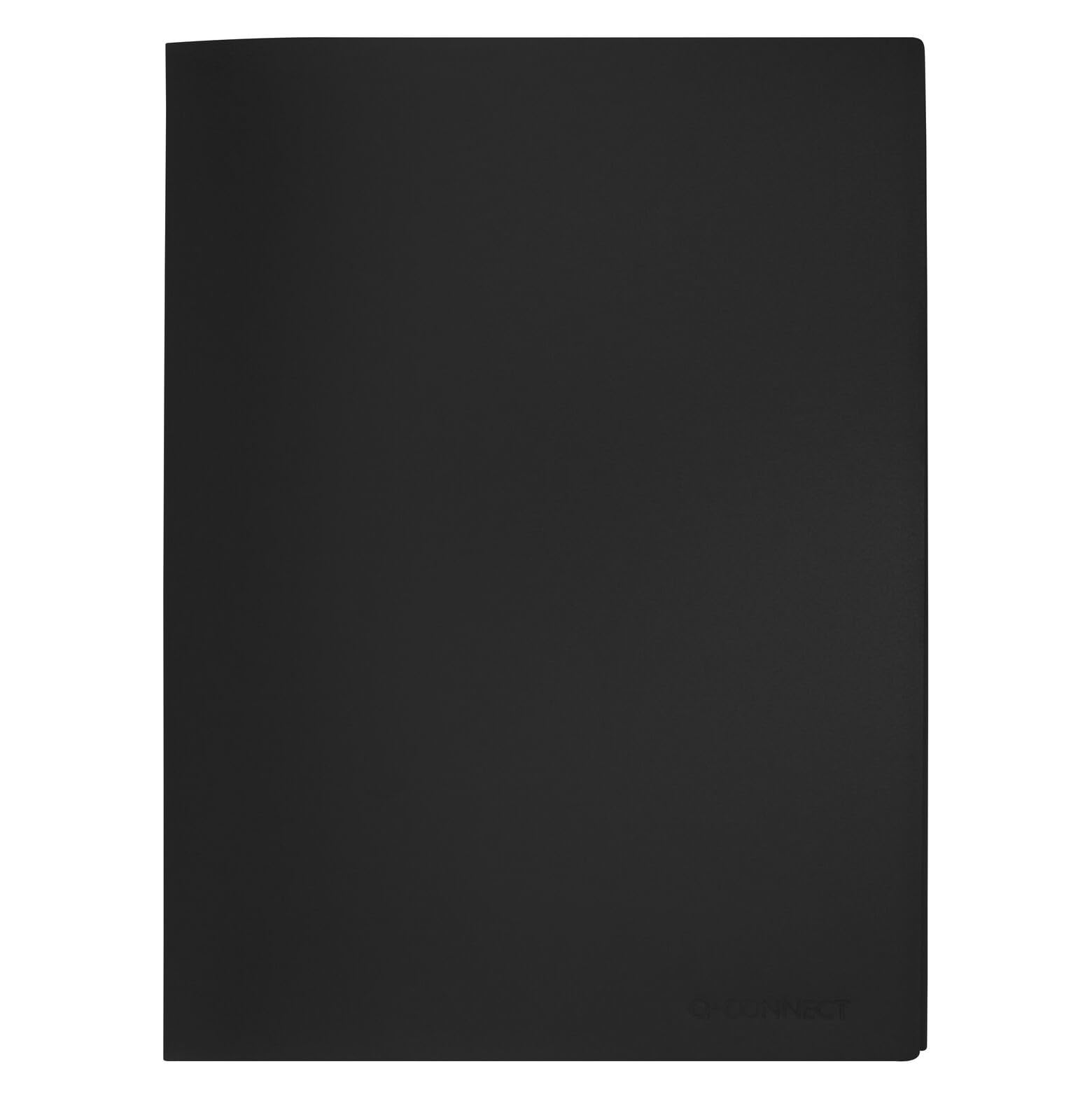 Q-Connect Polypropylene Display Book 40 Pocket Black KF01260 1