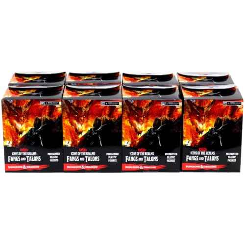 Wizkids Dungeons &amp; Dragons Icons of the Realms Fangs &amp; Talons Booster-Stein (8)