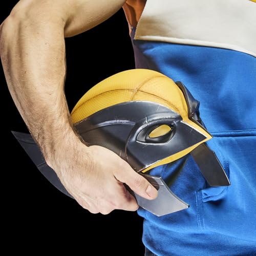 Marvel Legends Series Wolverine Roleplay Mask - 1:1 Scale | Deadpool & Wolverine Film Inspired | Adult Unisex 10