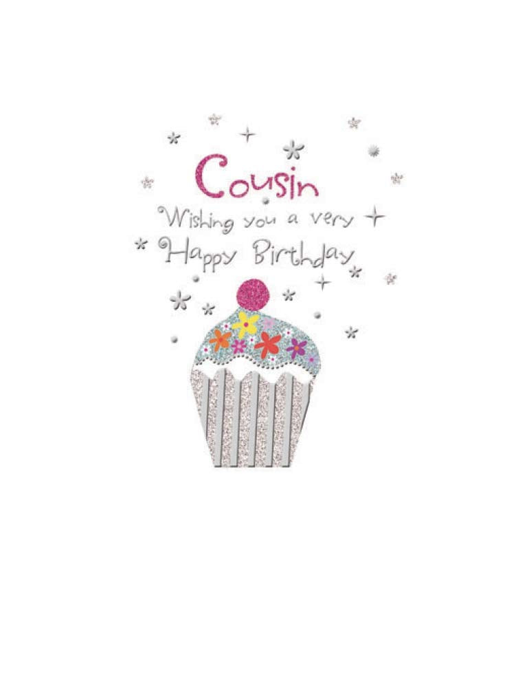 Piccadilly Greetings Cousin Birthday Card | 8 x 6 Inches | Includes Envelope