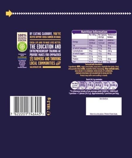 Cadbury - Bitsa Wispa Big Share Bag (Smooth & Creamy Milk Chocolate Pieces) 2