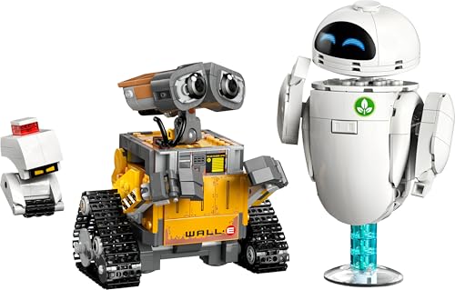 LEGO Disney Pixar WALL-E and EVE Building Set - 811-Piece Display Model for Adults