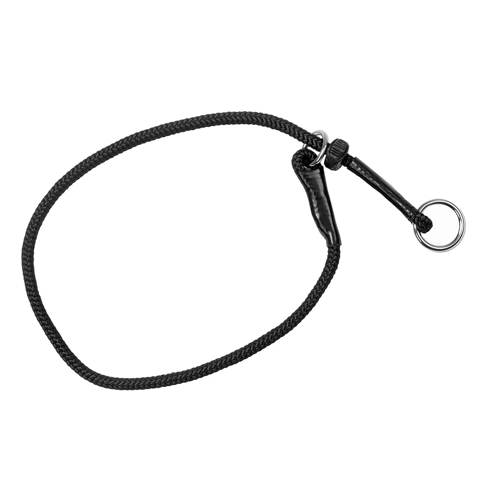 DINGO GEAR Choke Collar for Dog Training - Handmade Cord, Waterproof Black, Size M (50 cm) 1
