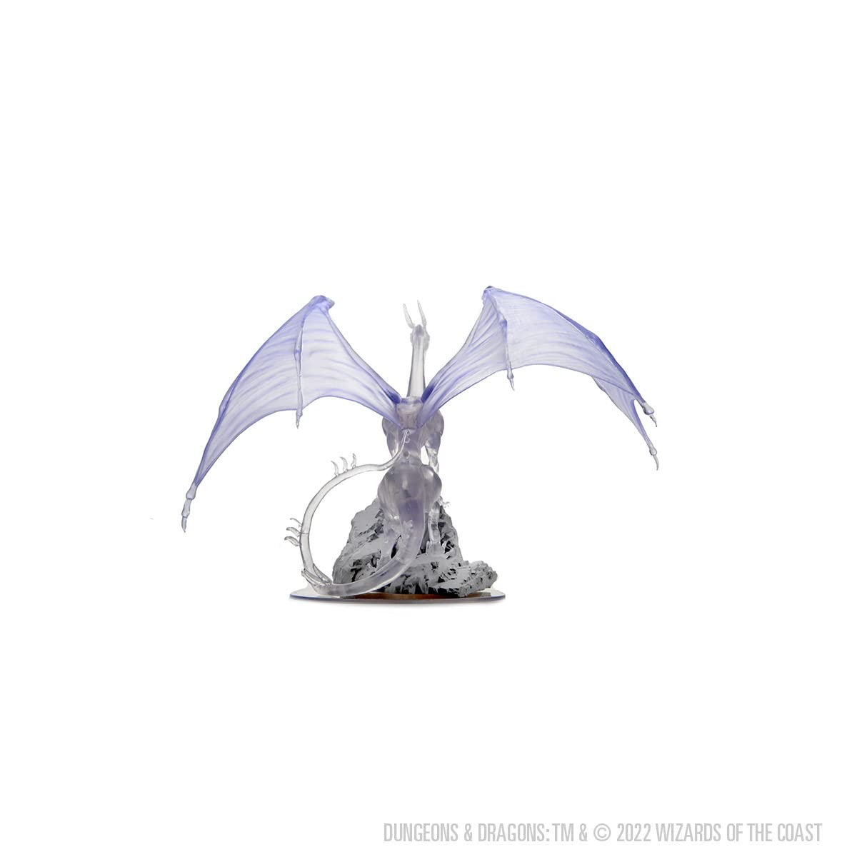 WizKids Nolzur's Marvelous Miniatures - Young Emerald Dragon Miniature | Unpainted Plastic | D&D 4