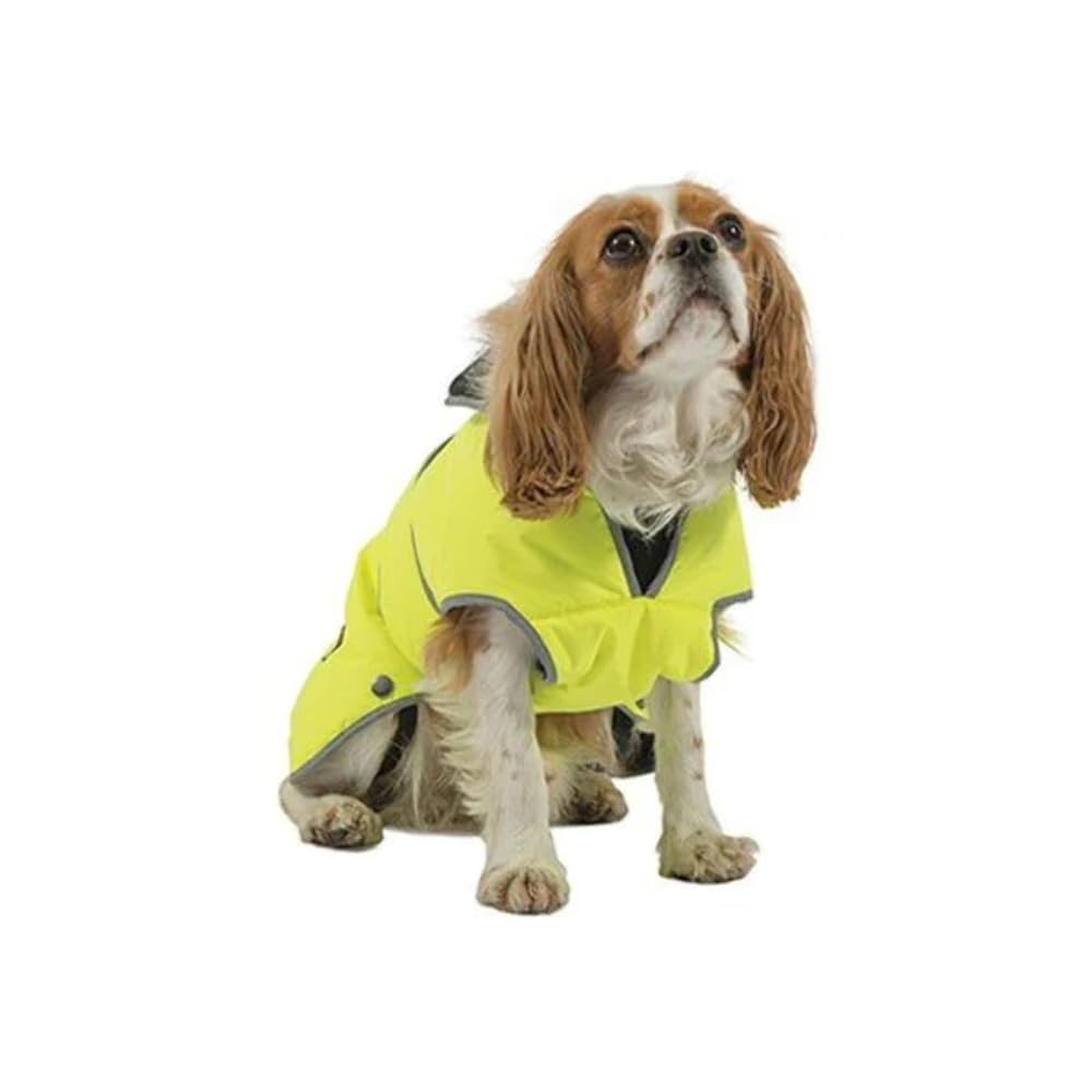 Ancol Muddy Paws Stormguard Dog Coat - Hi Vis Waterproof, Size L
