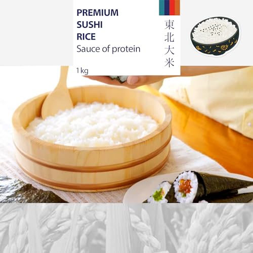 K Premium Sushi Rice 1kg - Short Grain Japanese Rice for Sushi, Nigiri, and Rolls 6