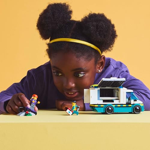 LEGO City Emergency Ambulance Playset with 2 Minifigures - Building Toy for 5+ Year Olds 10