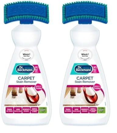Dr. Beckmann Carpet Stain Remover with Applicator Brush - Removes New & Dried-in Stains