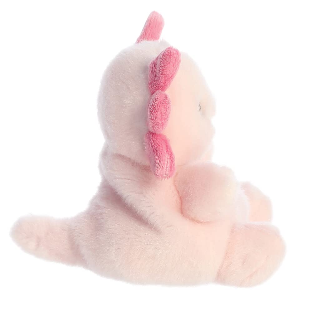 AURORA Palm Pals Ax Axolotl Soft Toy - Pink, 5 Inches | Collectible Beanie 3